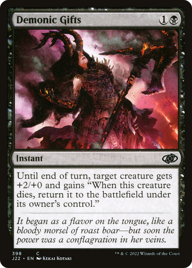 Magic: The Gathering - Demonic Gifts - Jumpstart 2022