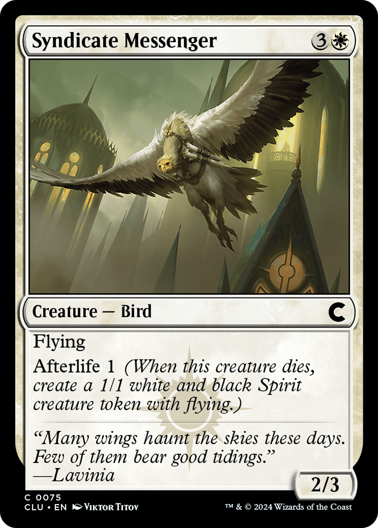 Magic: The Gathering - Syndicate Messenger - Ravnica: Clue Edition