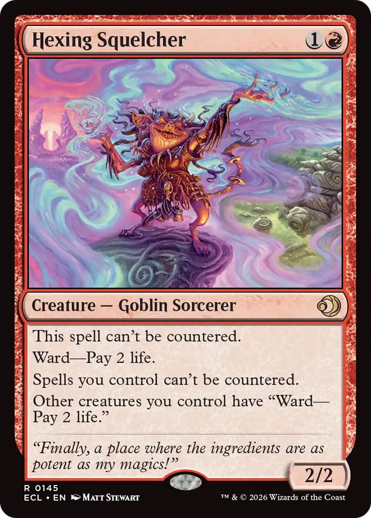 Magic: The Gathering - Hexing Squelcher Foil - Lorwyn Eclipsed