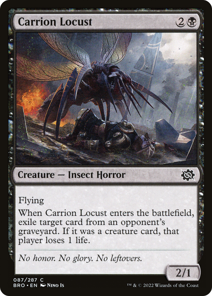 Magic: The Gathering - Carrion Locust Foil - The Brothers' War