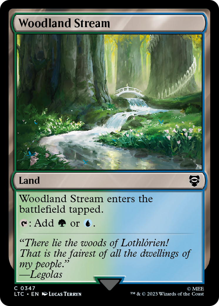 Magic: The Gathering - Woodland Stream - Tales of Middle-earth Commander