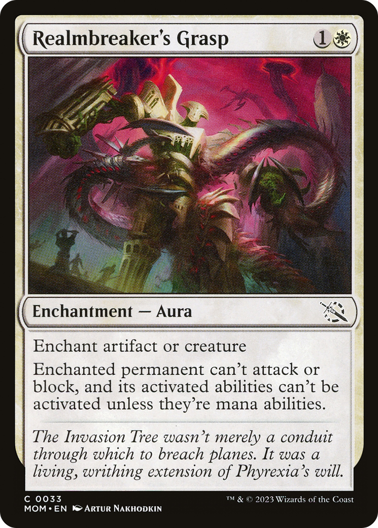 Magic: The Gathering - Realmbreaker's Grasp Foil - March of the Machine