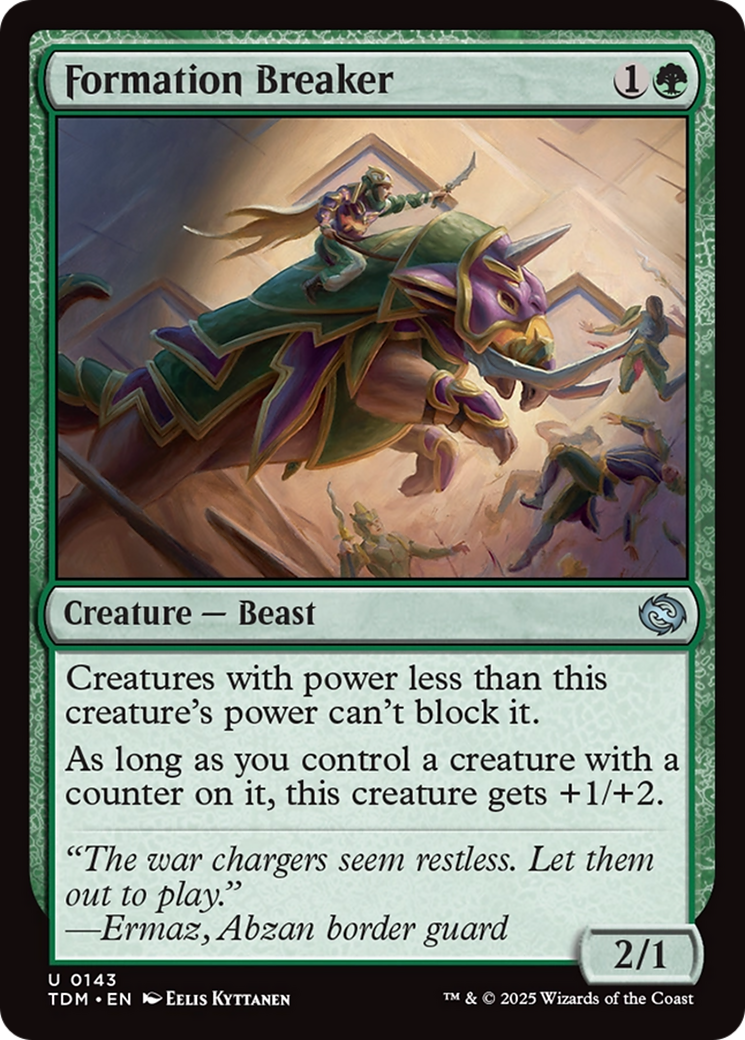 Magic: The Gathering - Formation Breaker Foil - Tarkir: Dragonstorm