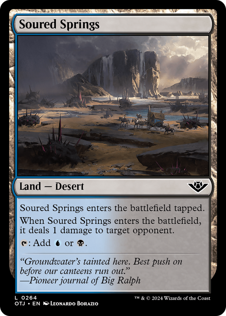 Magic: The Gathering - Soured Springs - Outlaws of Thunder Junction
