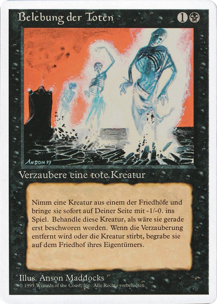 Magic: The Gathering - Belebung der Toten - Fourth Edition