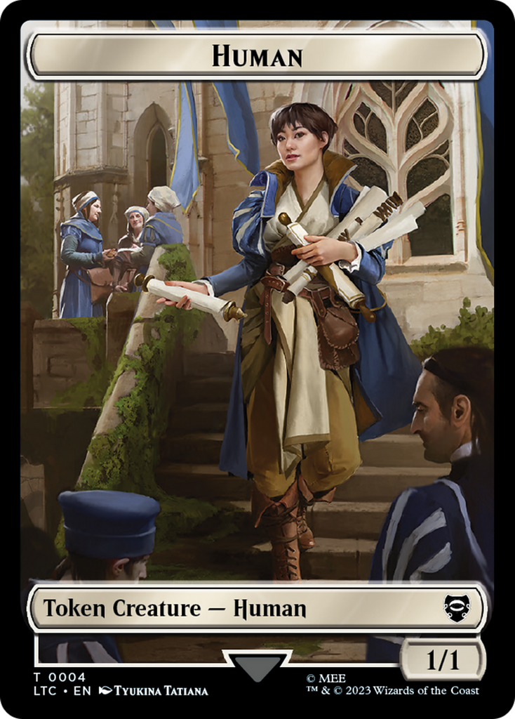 Magic: The Gathering - Human Token - Tales of Middle-earth Commander Tokens