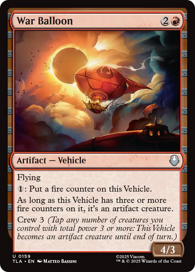 Magic: The Gathering - War Balloon Foil - Avatar: The Last Airbender