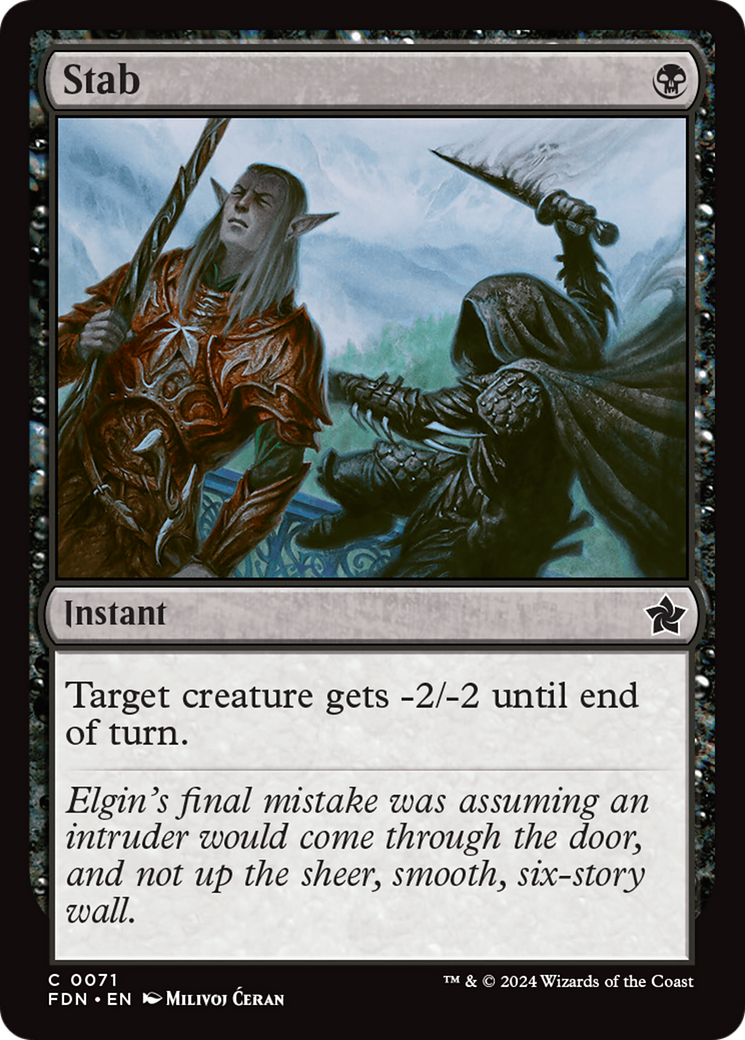 Magic: The Gathering - Stab - Foundations