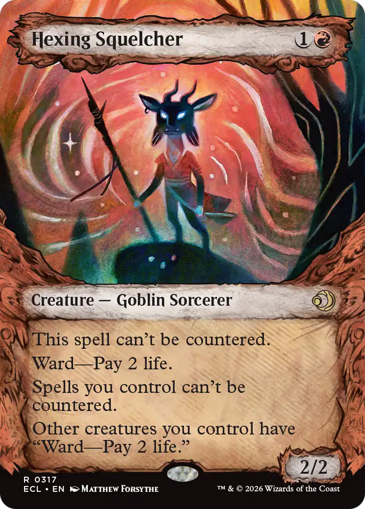 Magic: The Gathering - Hexing Squelcher Foil - Lorwyn Eclipsed