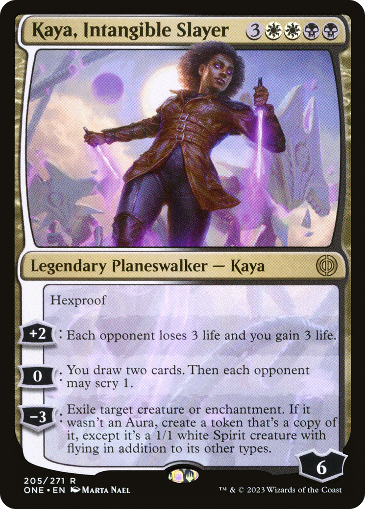 Magic: The Gathering - Kaya, Intangible Slayer Foil - Phyrexia: All Will Be One