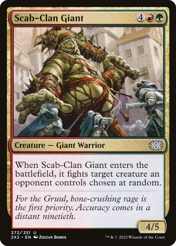 Magic: The Gathering - Scab-Clan Giant Foil - Double Masters 2022