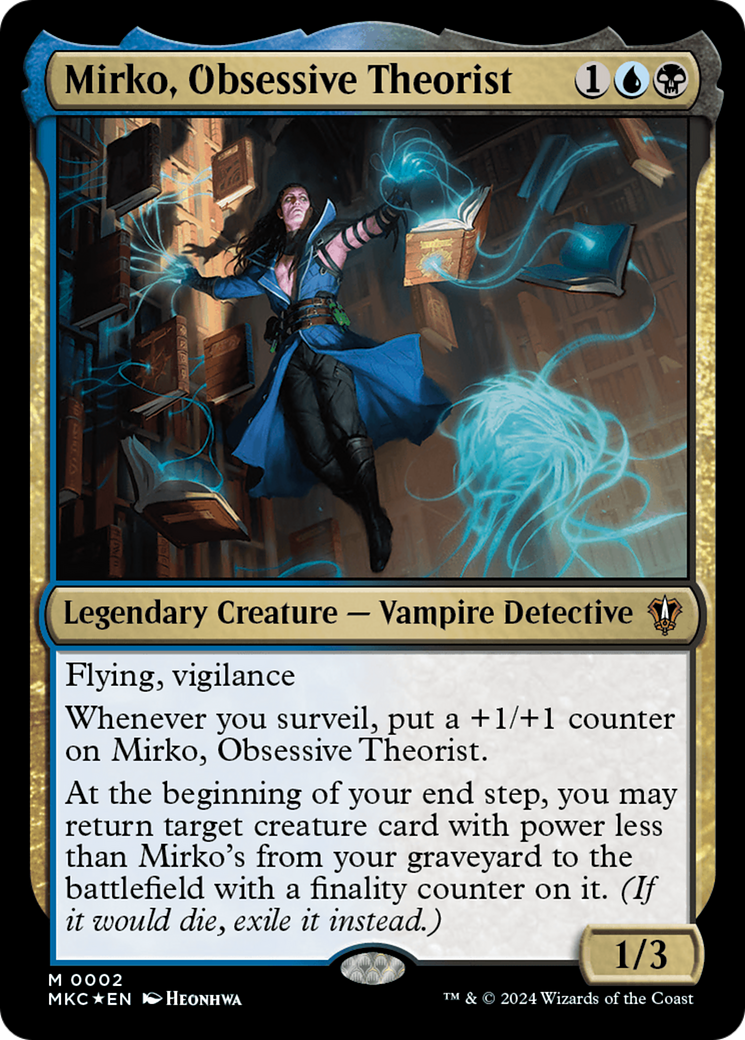 Magic: The Gathering - Mirko, Obsessive Theorist Foil - Murders at Karlov Manor Commander