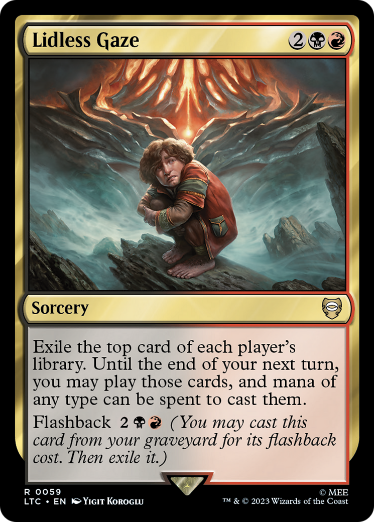 Magic: The Gathering - Lidless Gaze - Tales of Middle-earth Commander