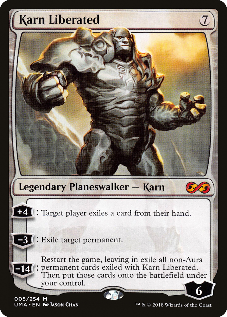 Magic: The Gathering - Karn Liberated Foil - Ultimate Masters