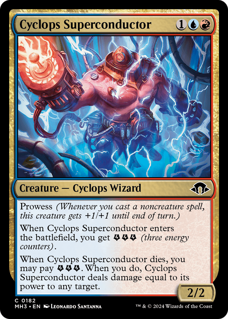 Magic: The Gathering - Cyclops Superconductor Foil - Modern Horizons 3