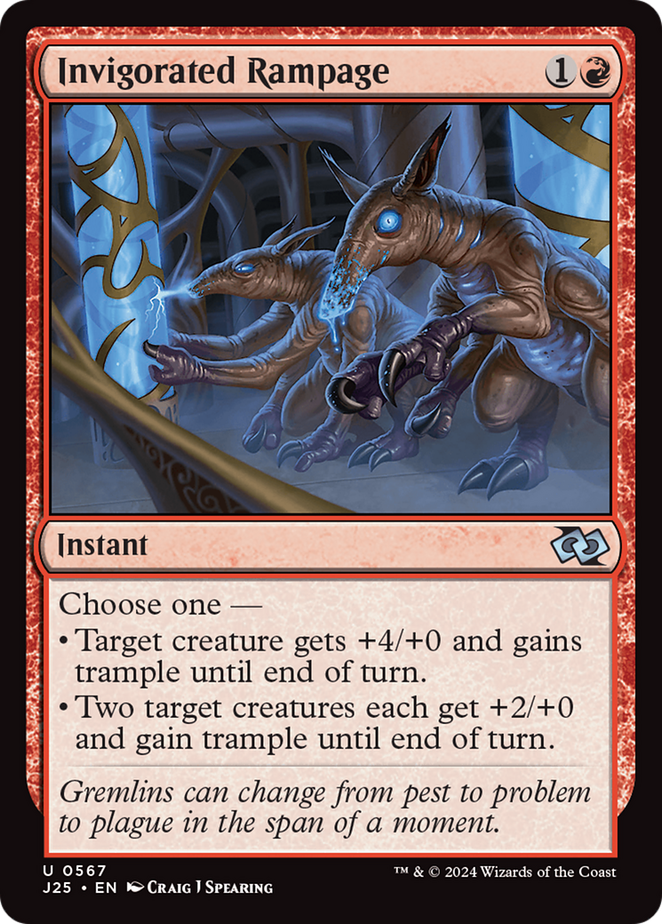 Magic: The Gathering - Invigorated Rampage - Foundations Jumpstart