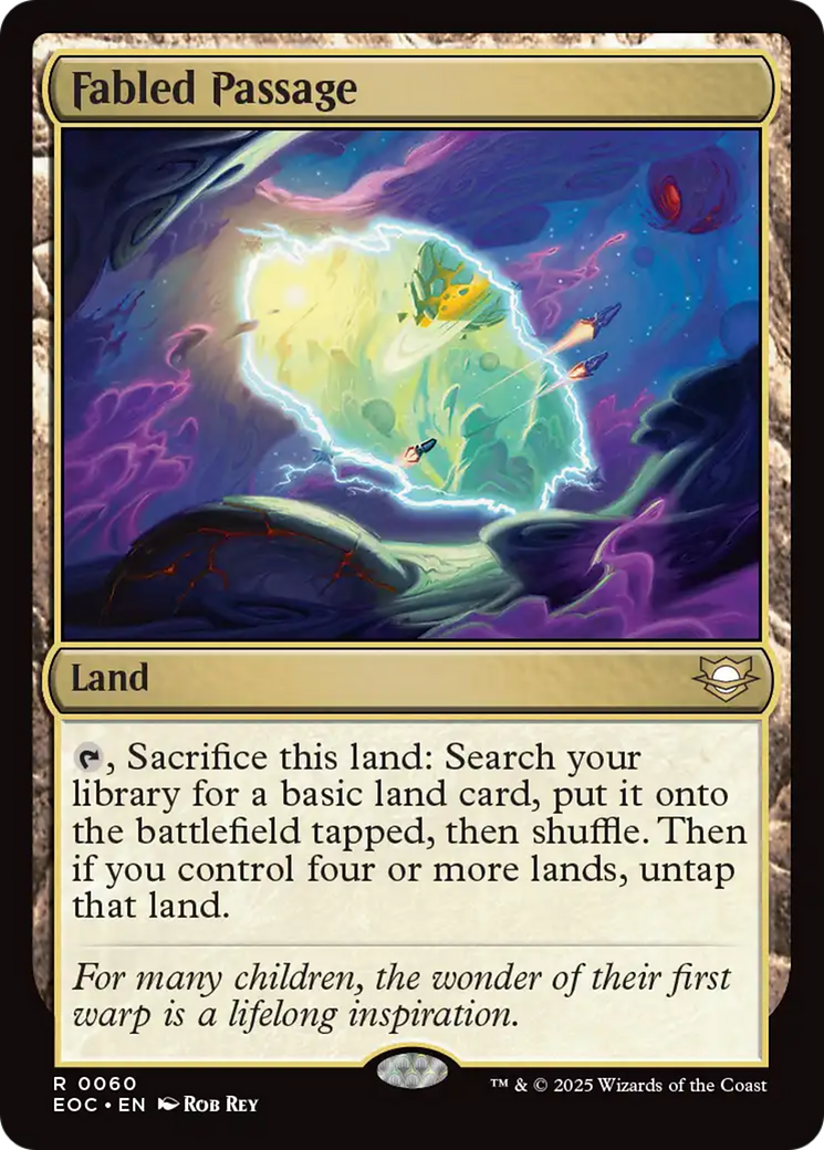 Magic: The Gathering - Fabled Passage - Edge of Eternities Commander