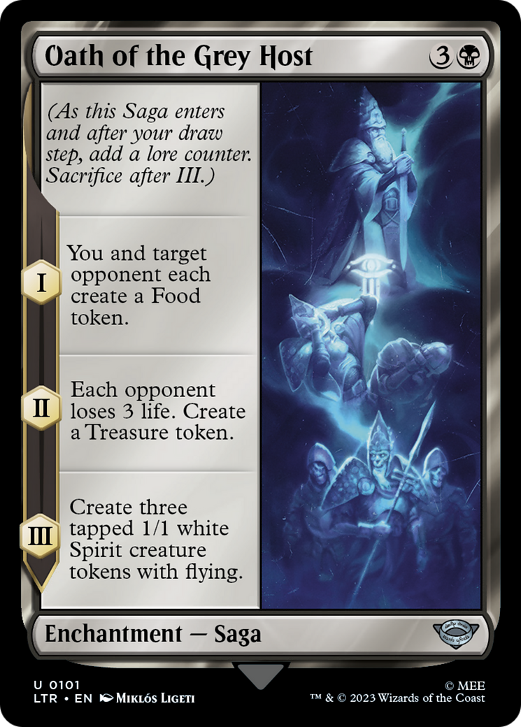 Magic: The Gathering - Oath of the Grey Host Foil - The Lord of the Rings: Tales of Middle-earth