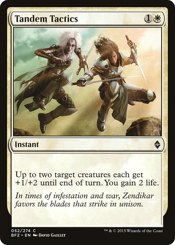 Magic: The Gathering - Tandem Tactics Foil - Battle for Zendikar