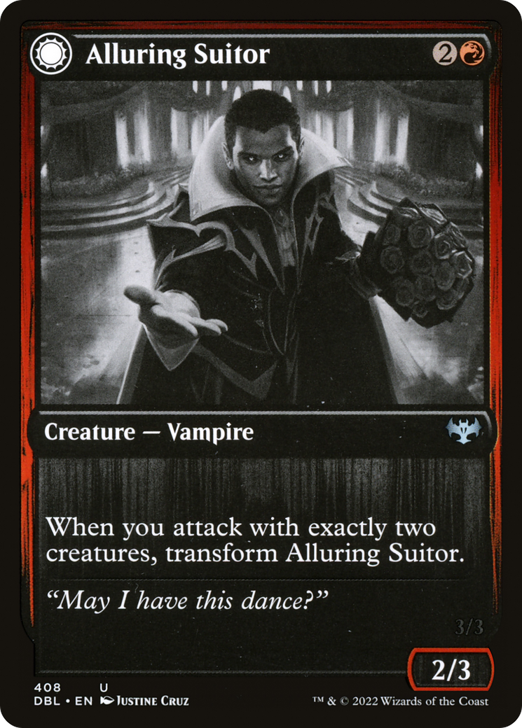Magic: The Gathering - Alluring Suitor // Deadly Dancer Foil - Innistrad: Double Feature