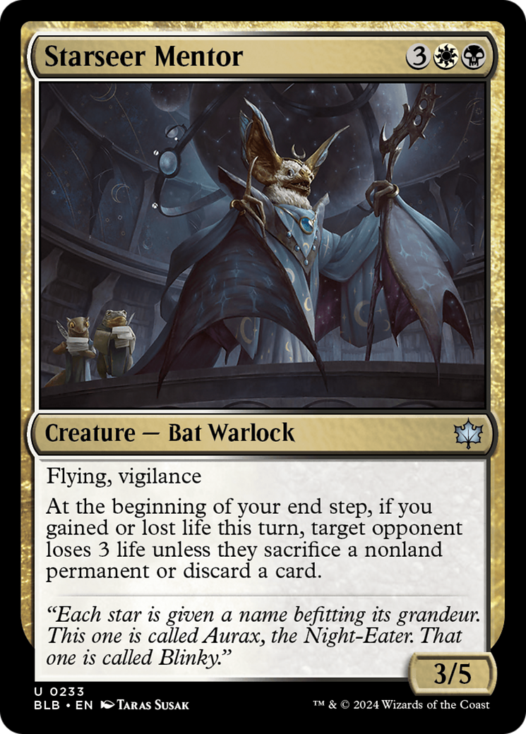 Magic: The Gathering - Starseer Mentor Foil - Bloomburrow
