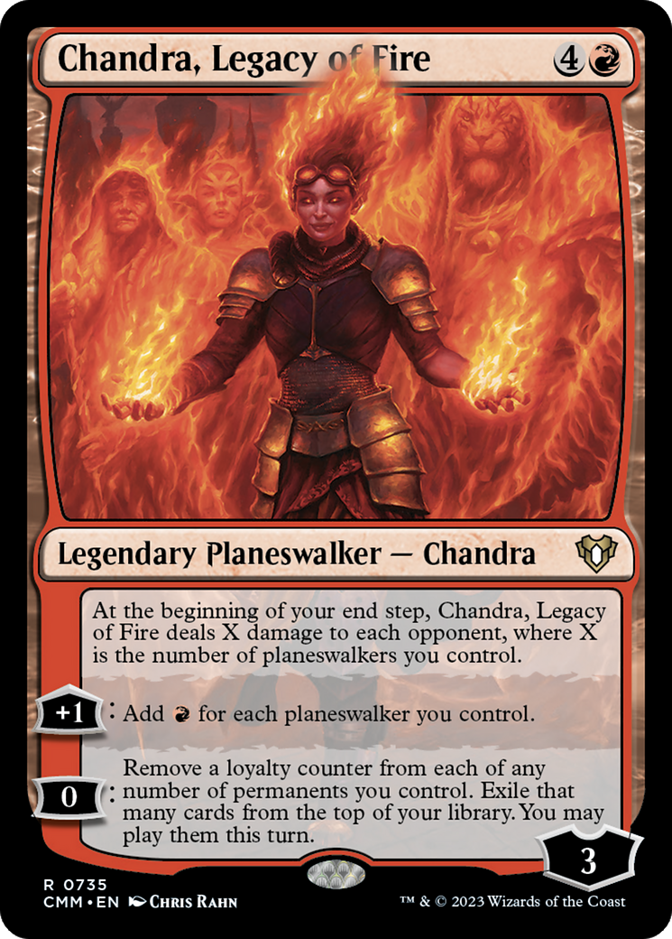 Magic: The Gathering - Chandra, Legacy of Fire - Commander Masters