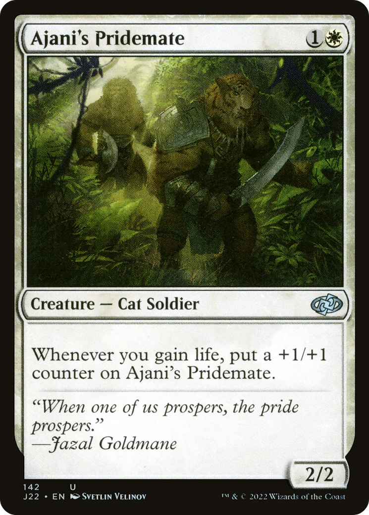 Magic: The Gathering - Ajani's Pridemate - Jumpstart 2022