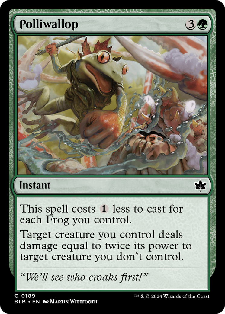 Magic: The Gathering - Polliwallop - Bloomburrow