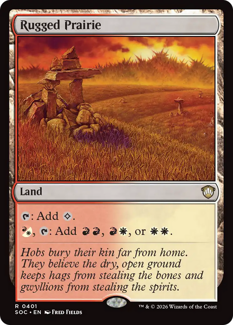 Magic: The Gathering - Rugged Prairie - Secrets of Strixhaven Commander