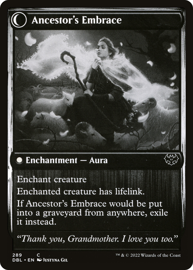Magic: The Gathering - Kindly Ancestor // Ancestor's Embrace - Innistrad: Double Feature