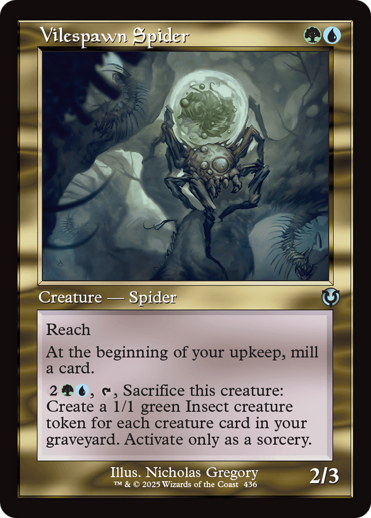 Magic: The Gathering - Vilespawn Spider Foil - Innistrad Remastered