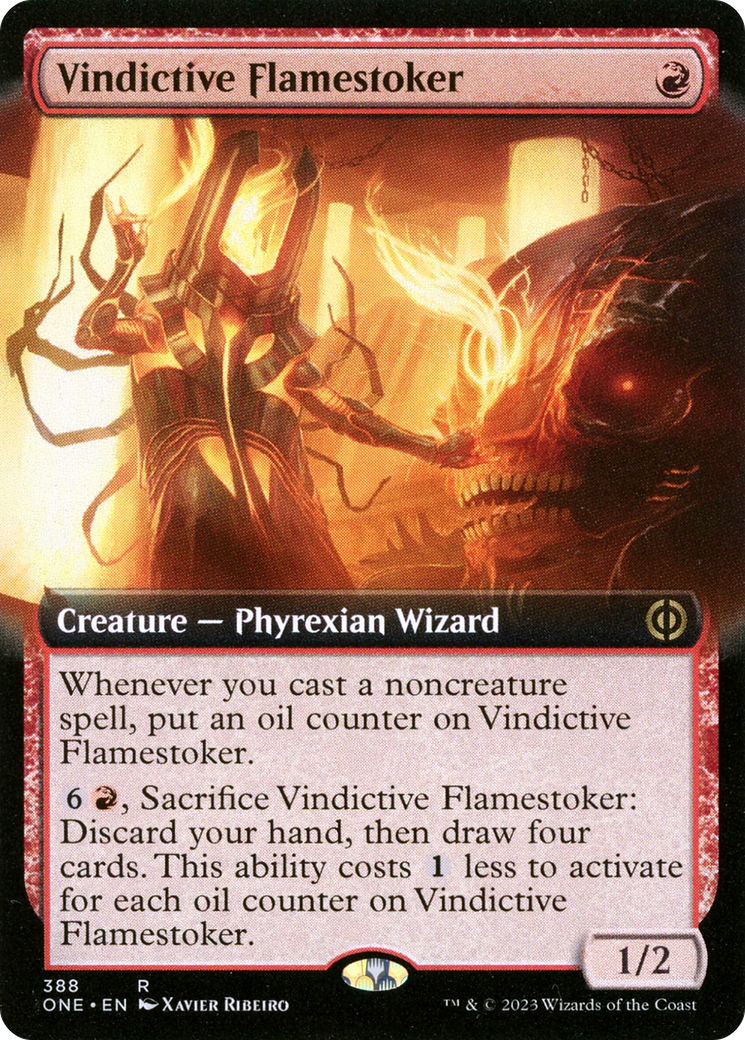 Magic: The Gathering - Vindictive Flamestoker Foil - Phyrexia: All Will Be One