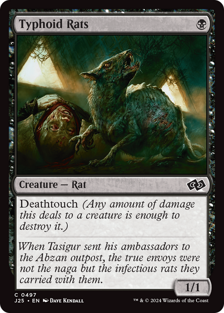 Magic: The Gathering - Typhoid Rats - Foundations Jumpstart