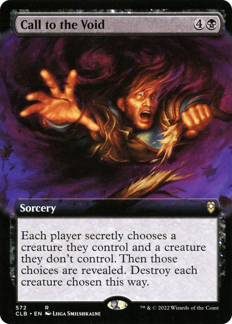 Magic: The Gathering - Call to the Void Foil - Commander Legends: Battle for Baldur's Gate