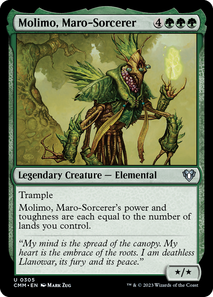 Magic: The Gathering - Molimo, Maro-Sorcerer Foil - Commander Masters