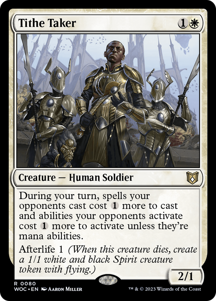 Magic: The Gathering - Tithe Taker - Wilds of Eldraine Commander