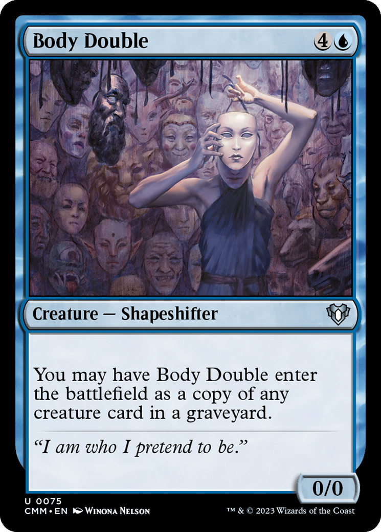 Magic: The Gathering - Body Double Foil - Commander Masters