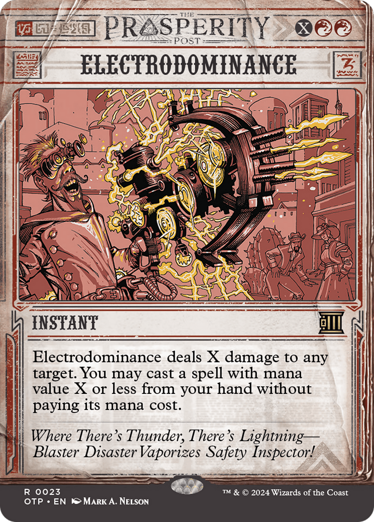 Magic: The Gathering - Electrodominance Foil - Breaking News