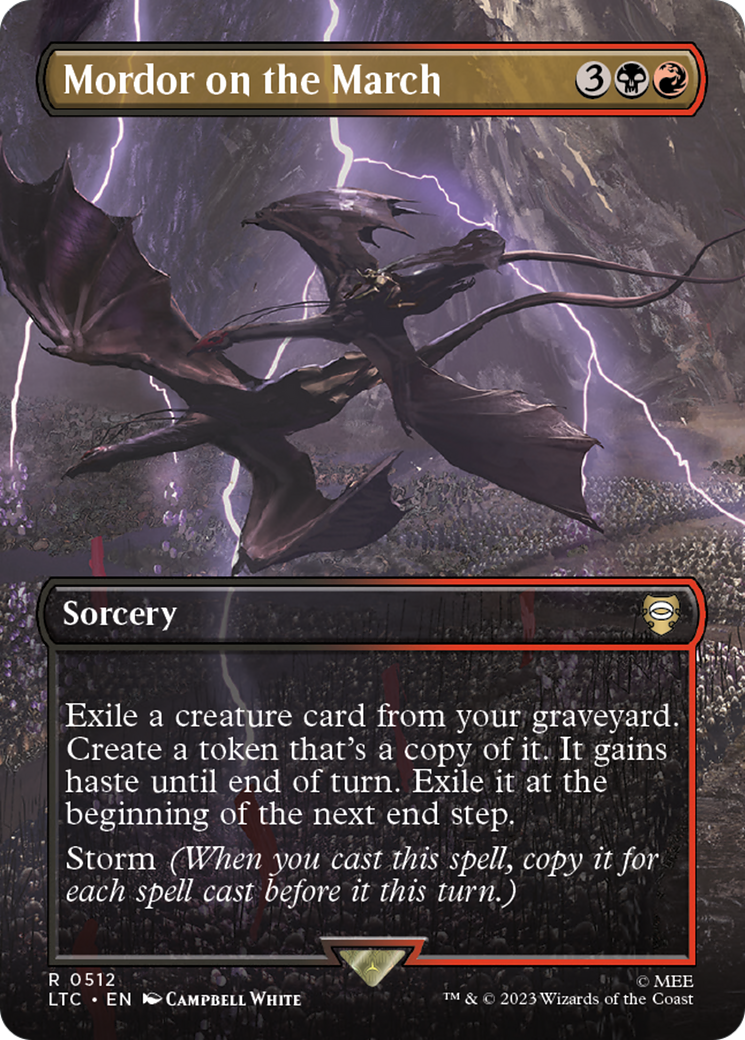 Magic: The Gathering - Mordor on the March Foil - Tales of Middle-earth Commander
