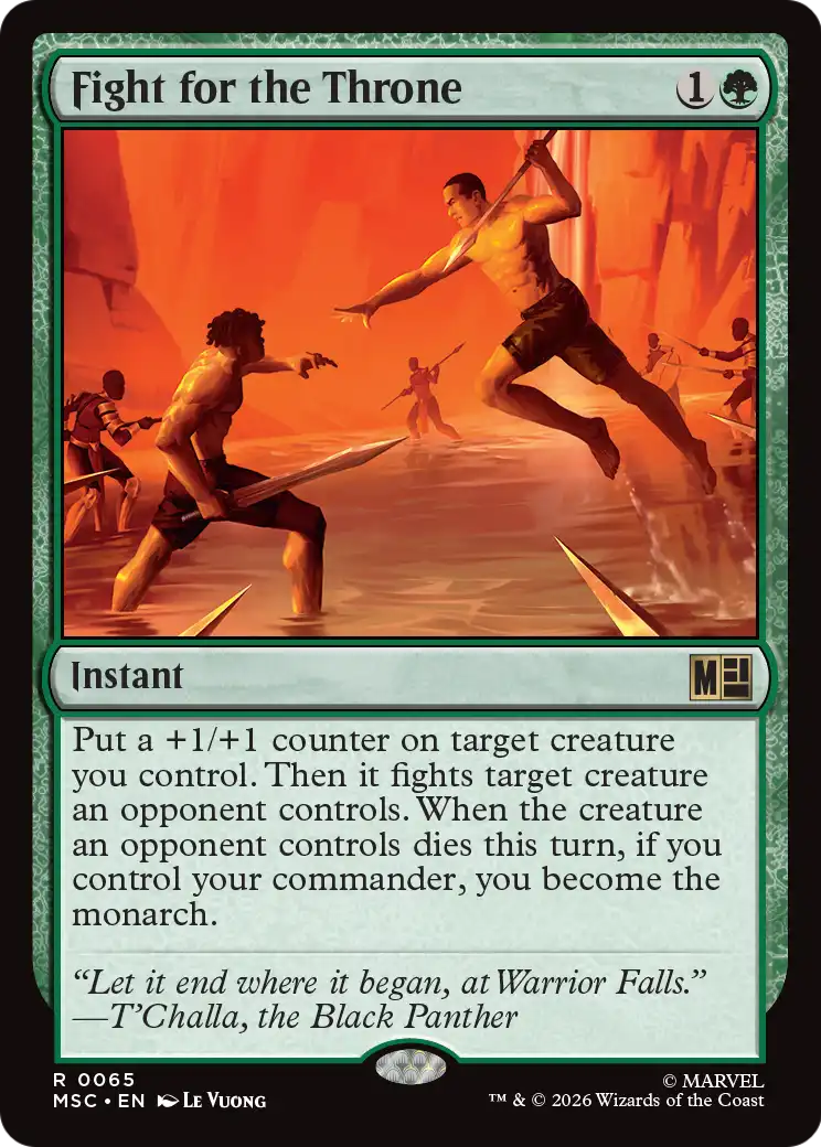 Magic: The Gathering - Fight for the Throne - Marvel Super Heroes Commander
