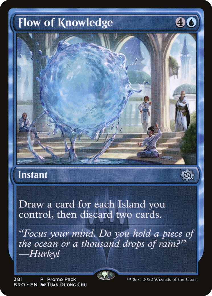 Magic: The Gathering - Flow of Knowledge Foil - The Brothers' War