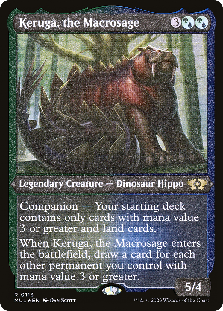 Magic: The Gathering - Keruga, the Macrosage Foil - Multiverse Legends