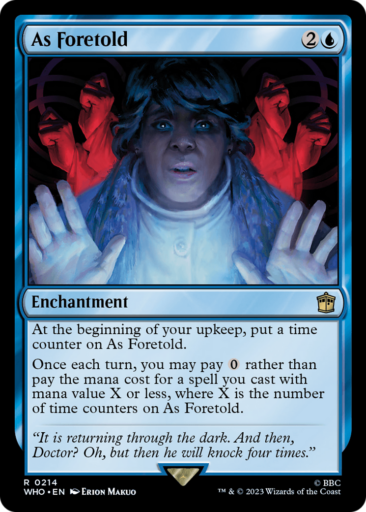 Magic: The Gathering - As Foretold Foil - Doctor Who
