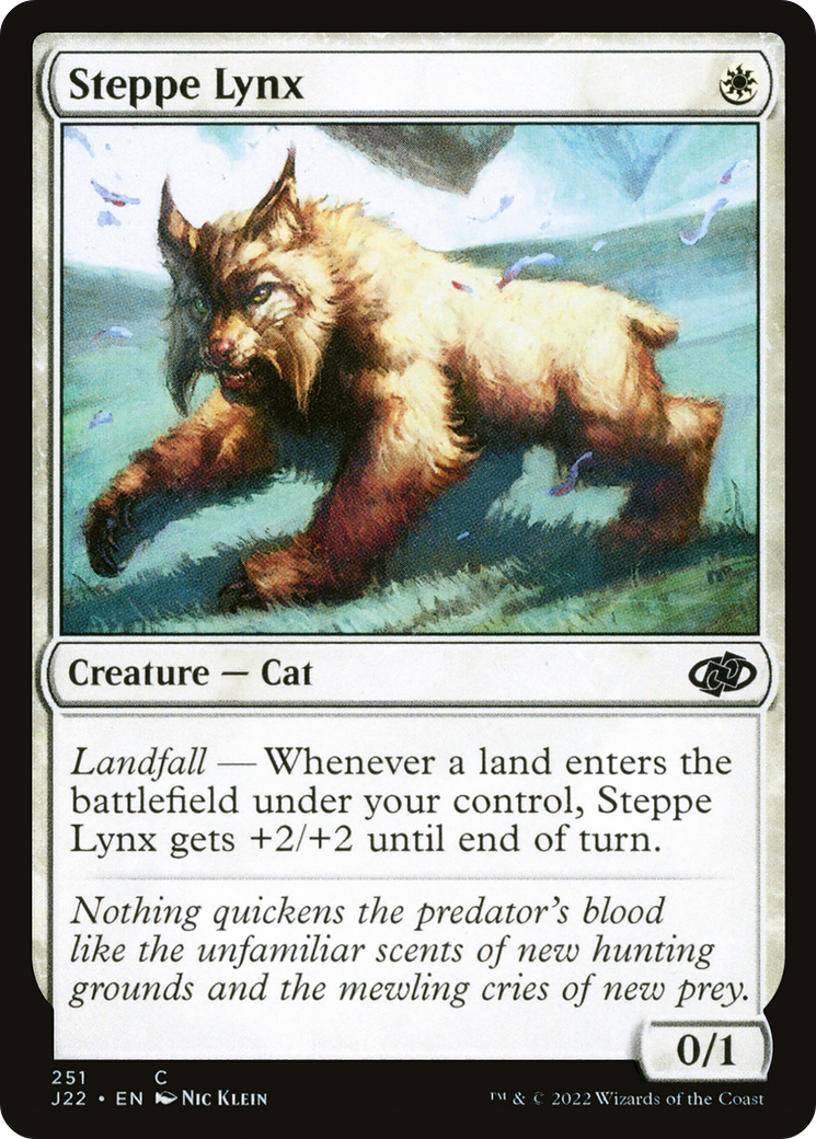 Magic: The Gathering - Steppe Lynx - Jumpstart 2022