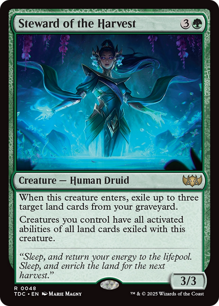 Magic: The Gathering - Steward of the Harvest - Tarkir: Dragonstorm Commander