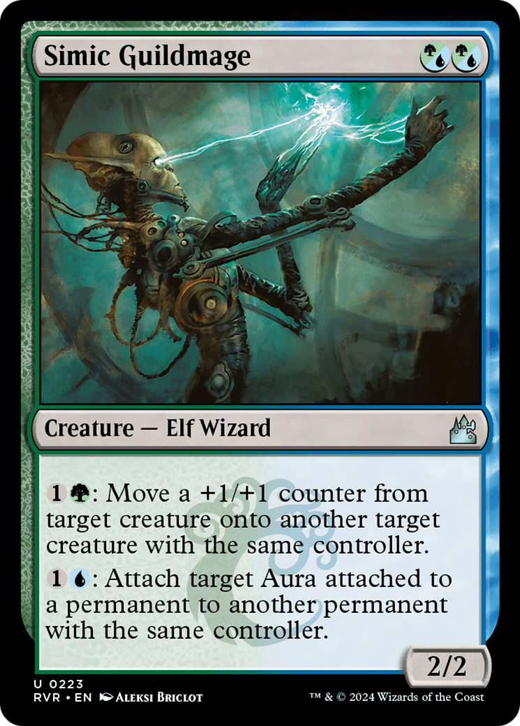 Magic: The Gathering - Simic Guildmage - Ravnica Remastered