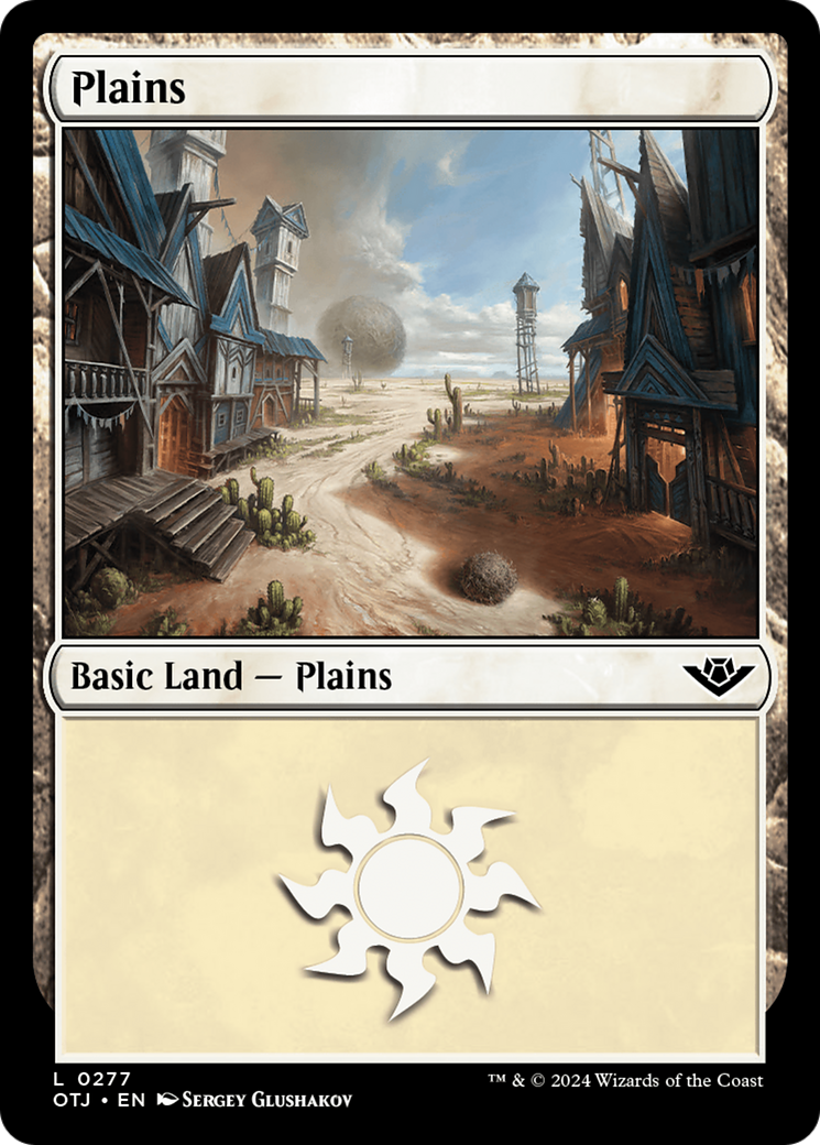 Magic: The Gathering - Plains - Outlaws of Thunder Junction