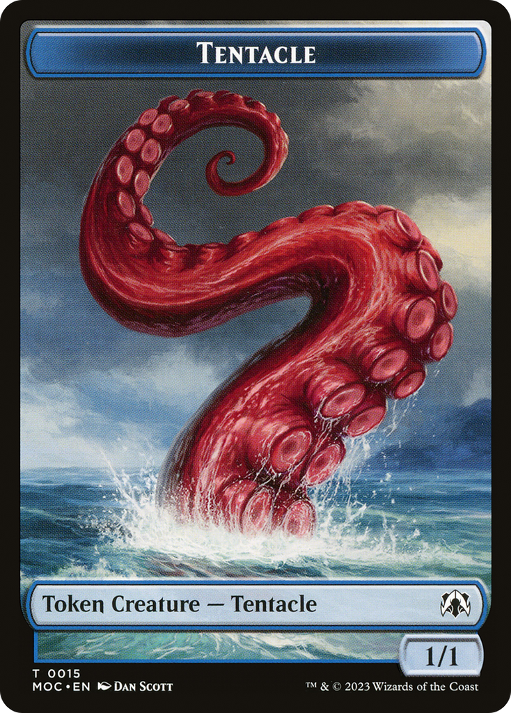 Magic: The Gathering - Tentacle Token - March of the Machine Commander Tokens
