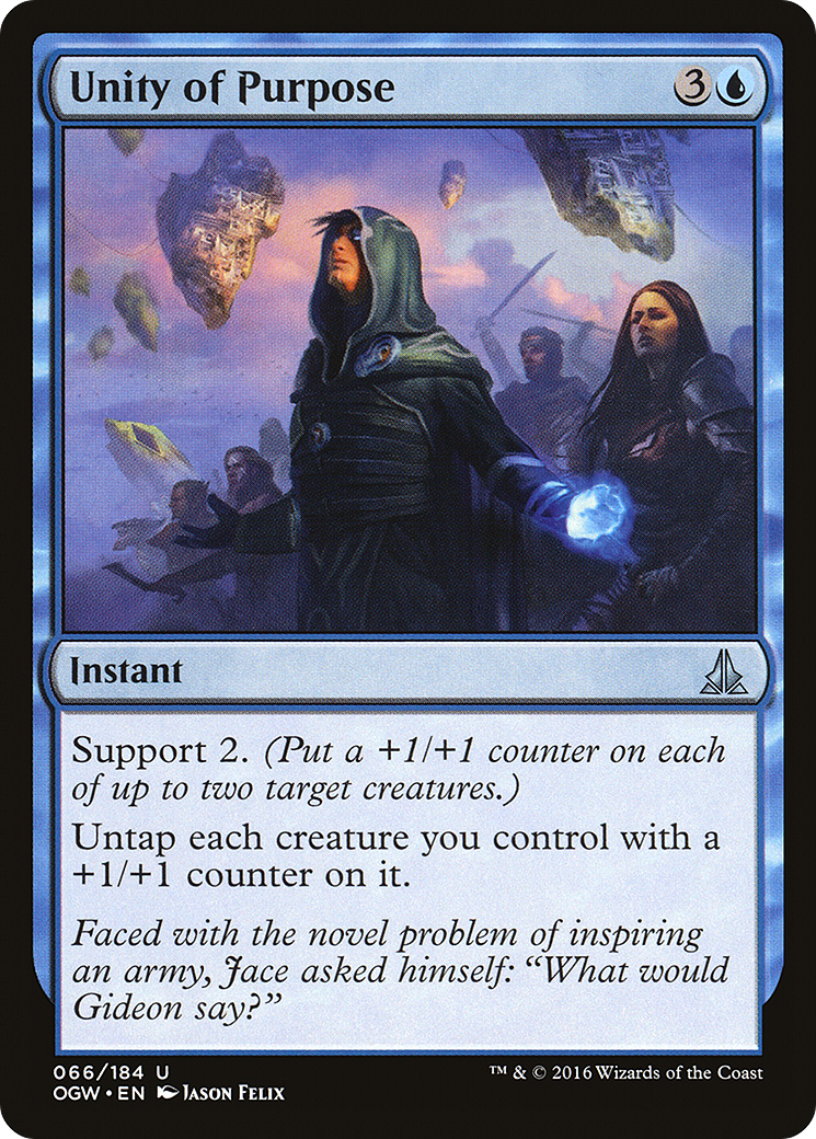 Magic: The Gathering - Unity of Purpose Foil - Oath of the Gatewatch