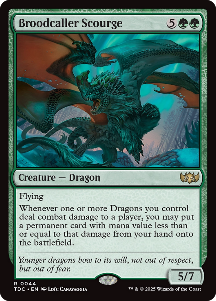 Magic: The Gathering - Broodcaller Scourge - Tarkir: Dragonstorm Commander